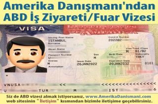 ABD İş Ziyareti ve Fuar Vizesi