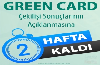Green Card sonuçlarına 2 hafta kaldı