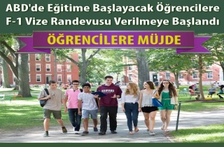 Öğrenci Vizeleri Açıldı
