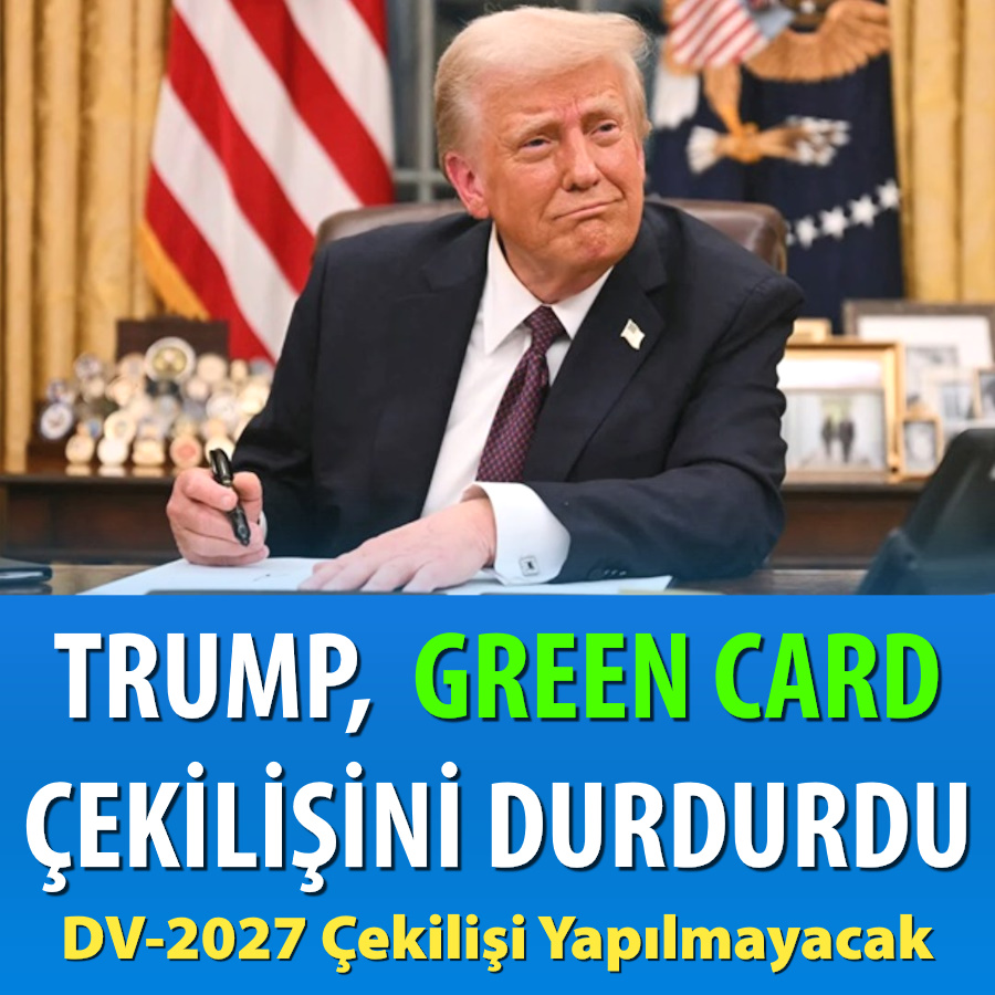 Green Card Çekilişi Durduruldu