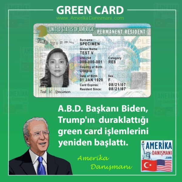 Green Card işlemleri