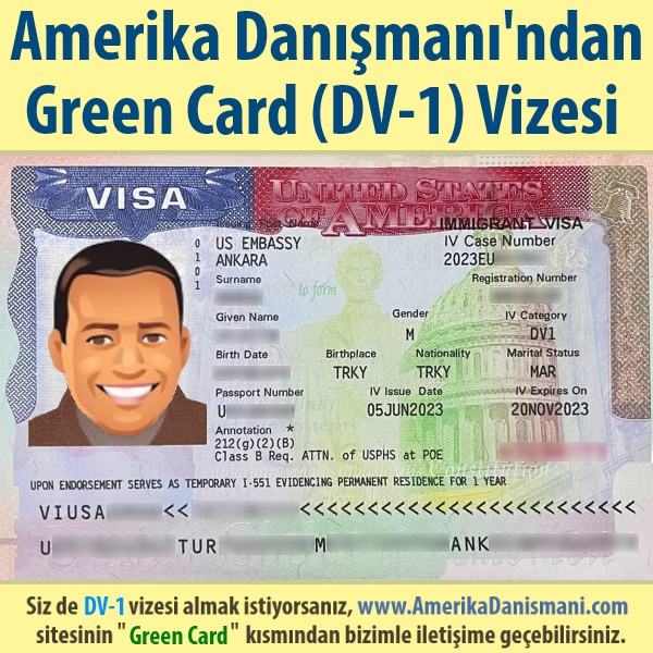 Green Card DV-1 Vizesi
