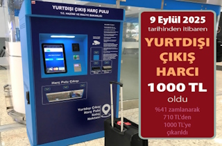 Yurt Dışı Çıkış Harcı Ne Kadar?