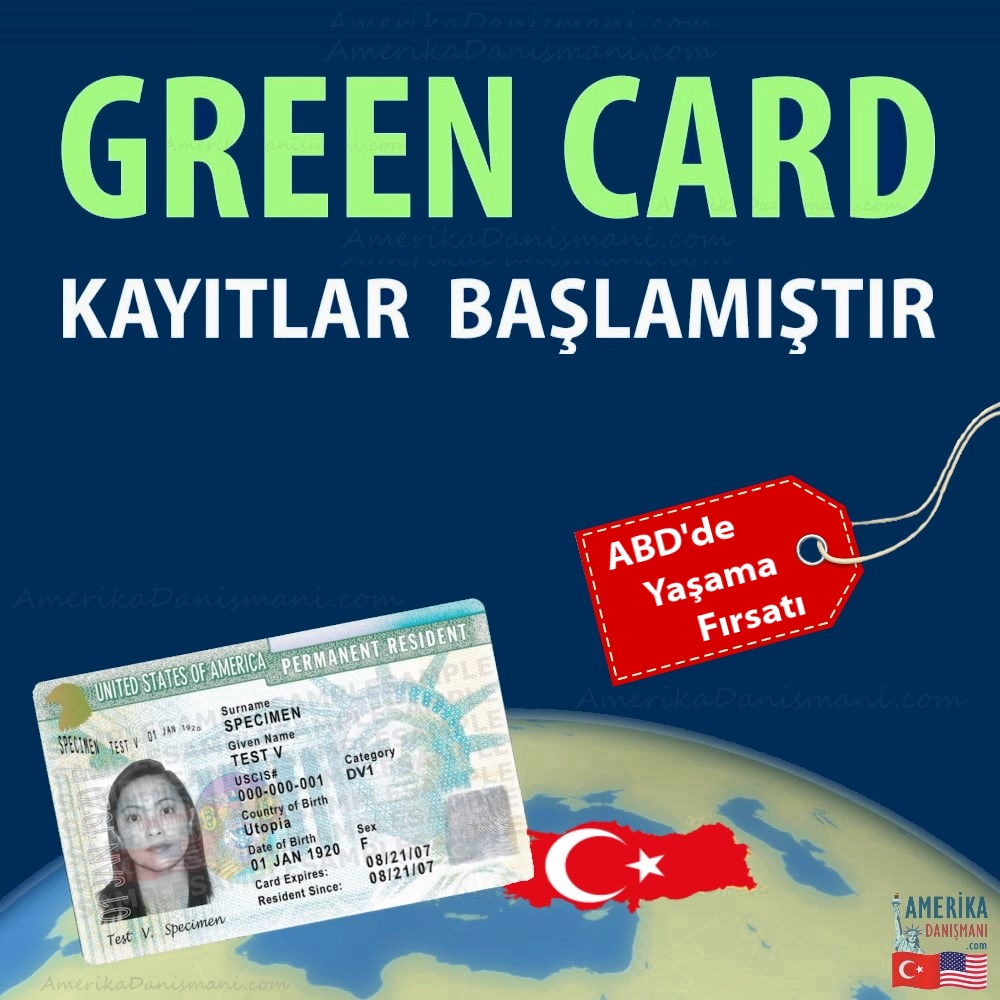 Green Card Çekilişi Kayıtlar Başladı