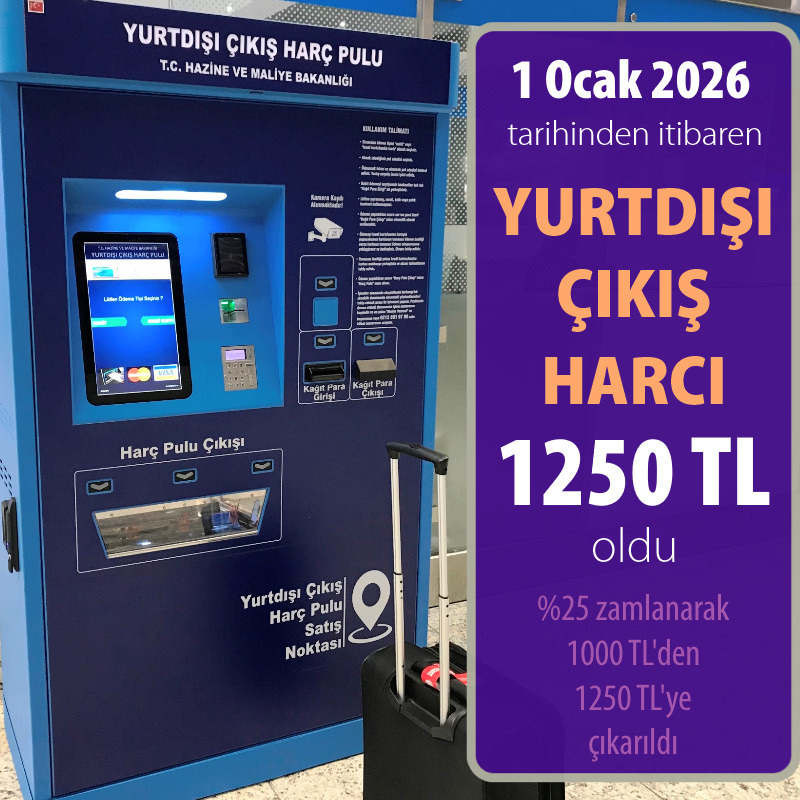 Yurtdışı Çıkış Harcı 2026
